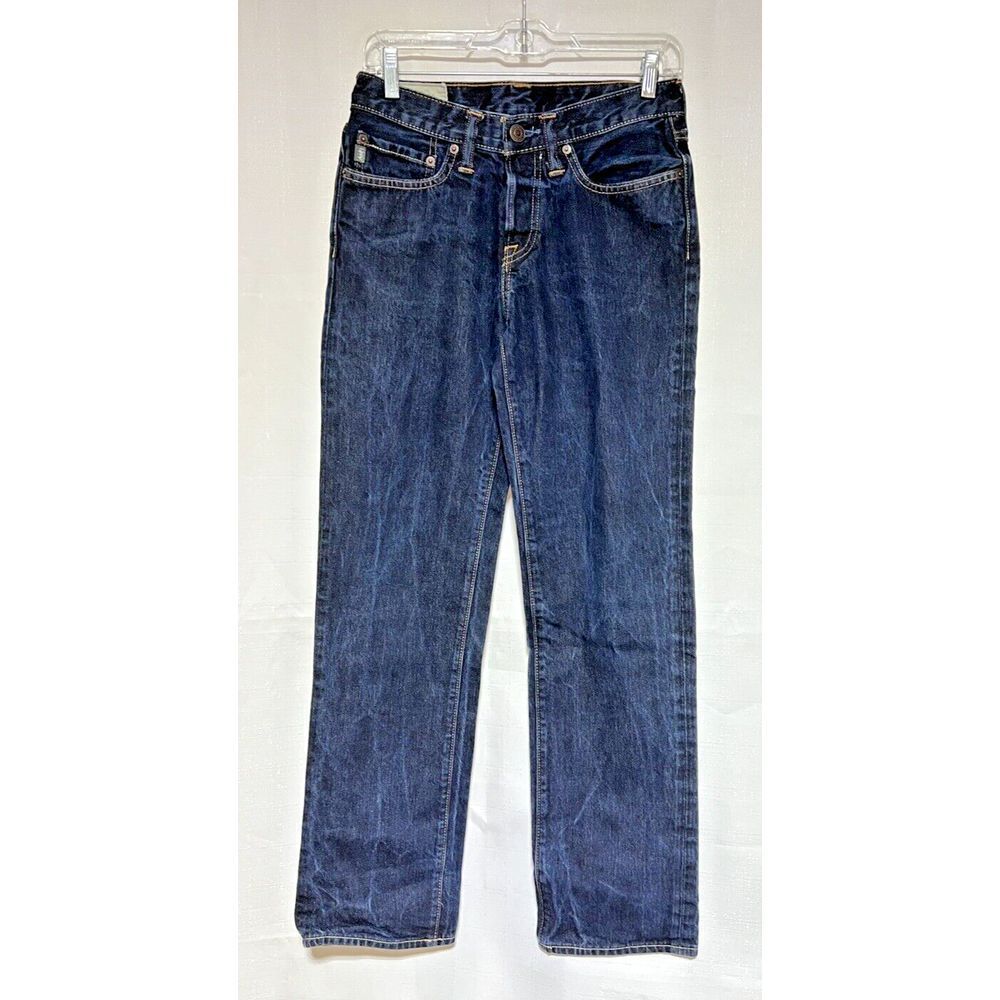 Abercrombie & Fitch Classic Straight Jean Mens 28x30 Blue Denim Rugged Indie Y2K